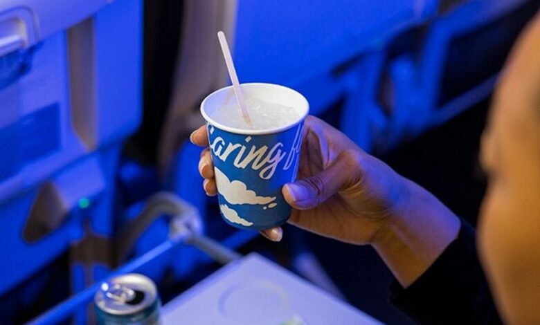 Alaska Air now serves your beverage in paper cups, first airline to cut plastic