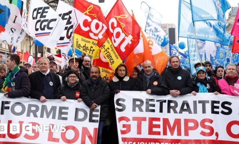 Fresh protests take place across France against pension age rise