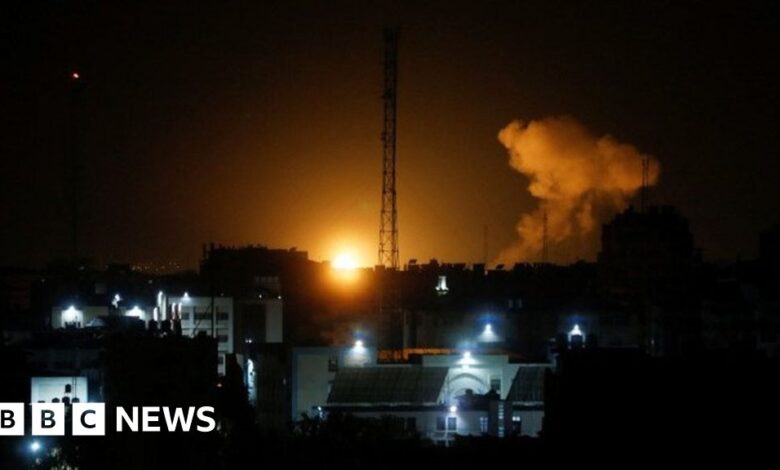 Israel hits militant sites in Gaza after rockets fired following deadly raid