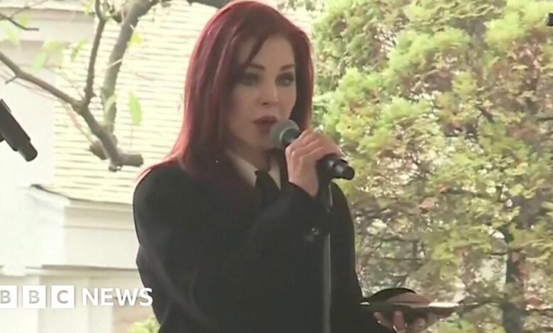 Lisa Marie Presley: Daughter's emotional tribute read out at memorial