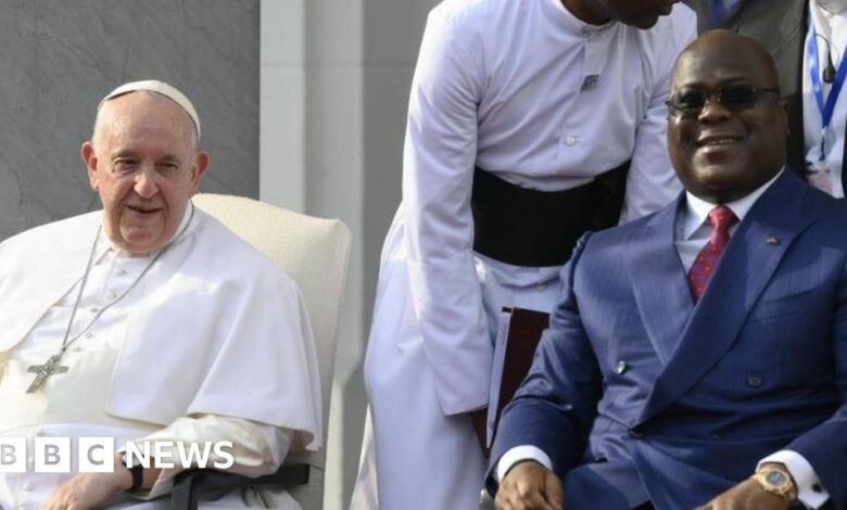 Pope in DR Congo: 'Hands off Africa' says Pope Francis in Kinshasa speech