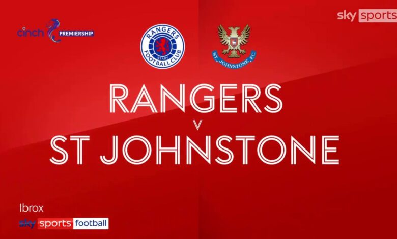 Rangers 2-0 St Johnstone