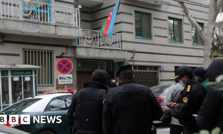 Security guard killed in attack on Azeri embassy in Iran