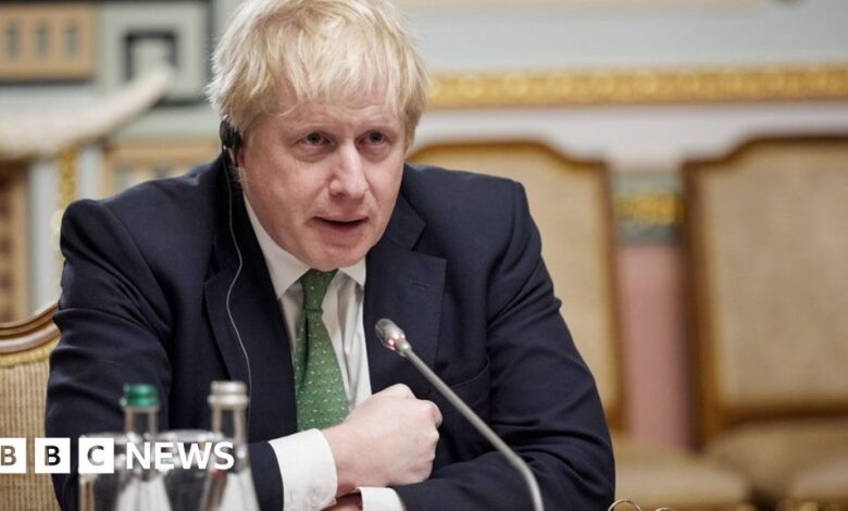 Ukraine: Boris Johnson says Putin threatened him with missile strike