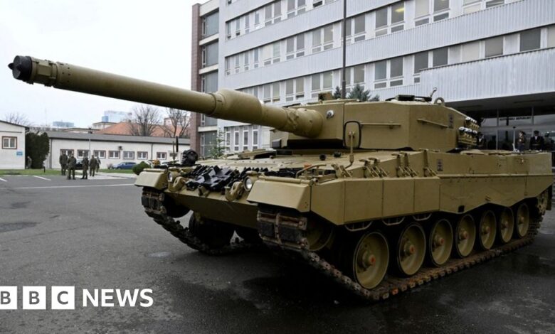 Ukraine welcomes German tank move as 'first step'