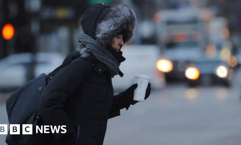 Deep freeze: US north-east braces for record breaking wind chills