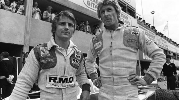 Jean-Pierre Jabouille and Rene Arnoux at the 1979 French Grand Prix