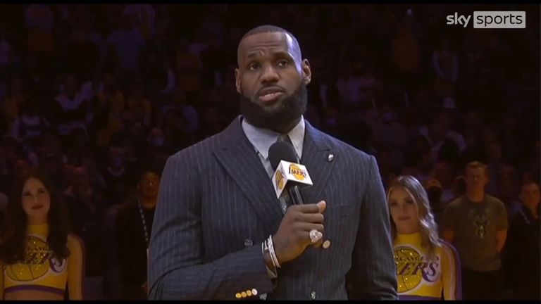 LeBron James honoured after record-breaking achievement | Video | Watch TV Show