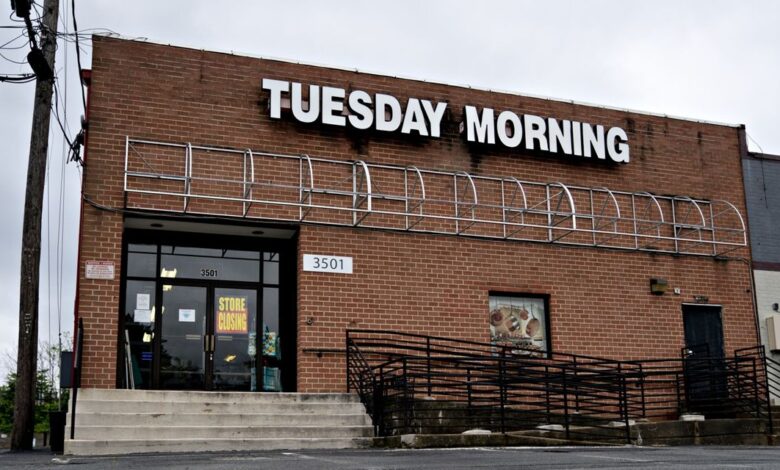 Retailer Tuesday Morning to close more than half its stores following bankruptcy