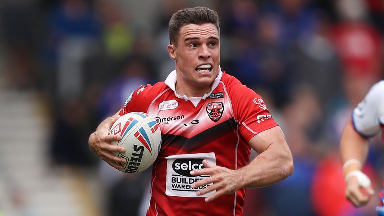 Watch all of Man of Steel Brodie Croft's tries for the Salford Red Devils in the Betfred Super League in 2022