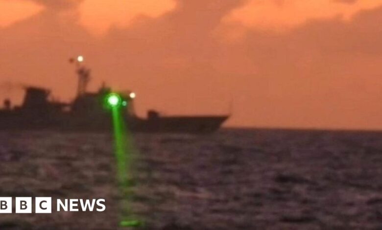 South China Sea: Philippines says China used 'military-grade' laser against boat