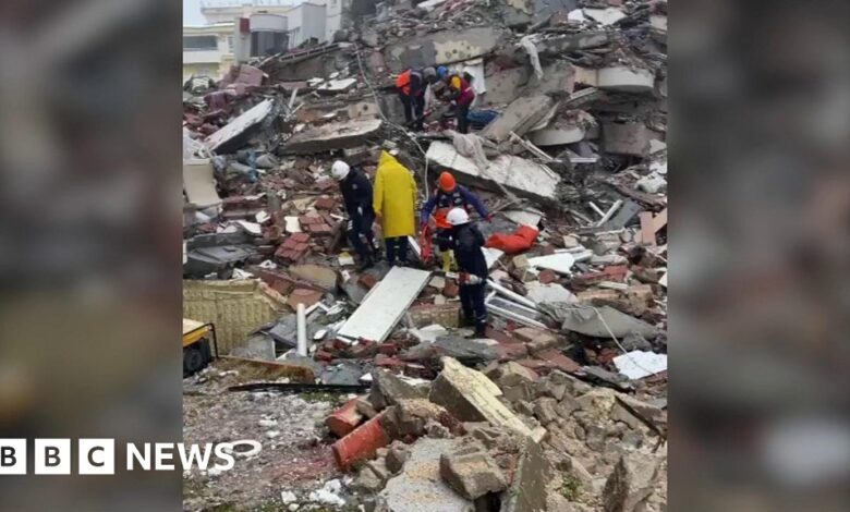 Syria-Turkey earthquake: On the ground inspecting the damage near the epicentre