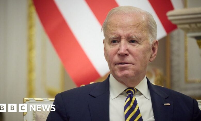 Ukraine war: Biden to frame conflict as battle for democracy