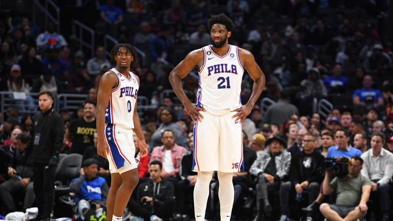 Joel Embiid and Tyrese Maxey combine for 61 Points vs. Indiana Pacers! | Video | Watch TV Show