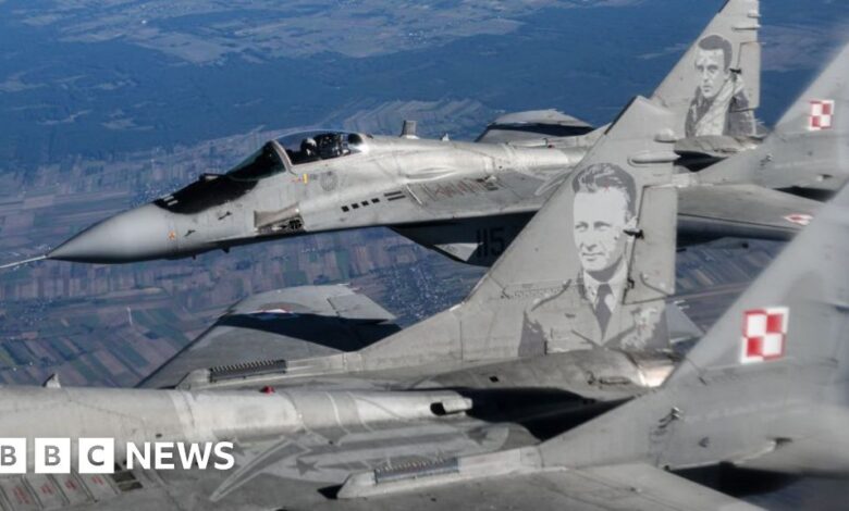 Kremlin aims to destroy Ukraine jets after Poland and Slovakia pledges