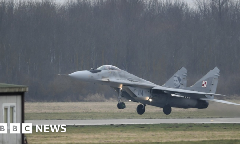 Poland to send four fighter jets to Ukraine 'in coming days'