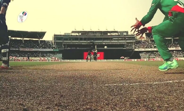 Stump cam captures amazing Taskin catch to dismiss Buttler!