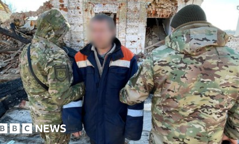 Ukraine war: Russian soldier arrested 'after six months in hiding'