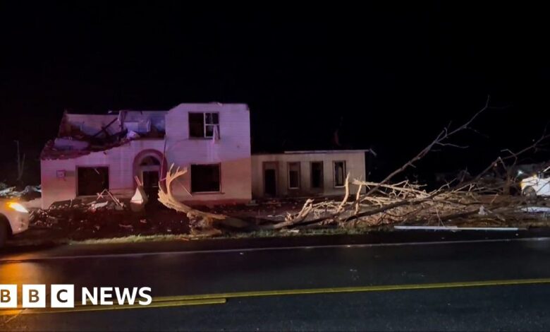 Watch: Devastation after Tornado rolls across Mississippi