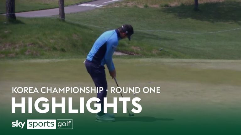 Highlights from day one of the Korea Championship at the Jack Nicklaus Golf Club