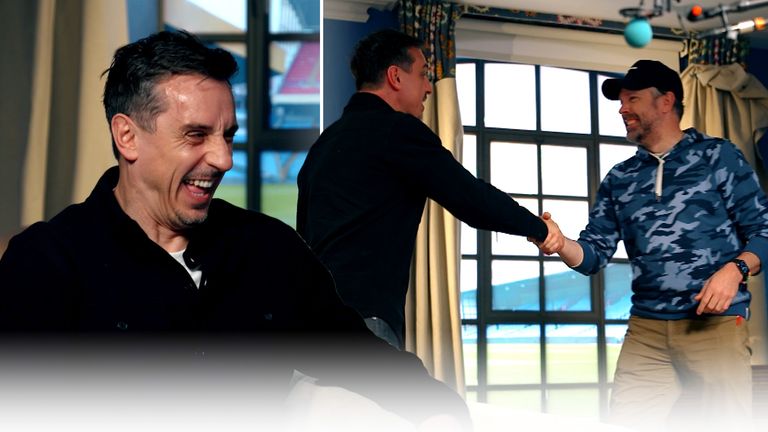 Gary Neville meets Ted Lasso! | 'I didn't understand Mikel Arteta... but I loved it!' | Video | Watch TV Show