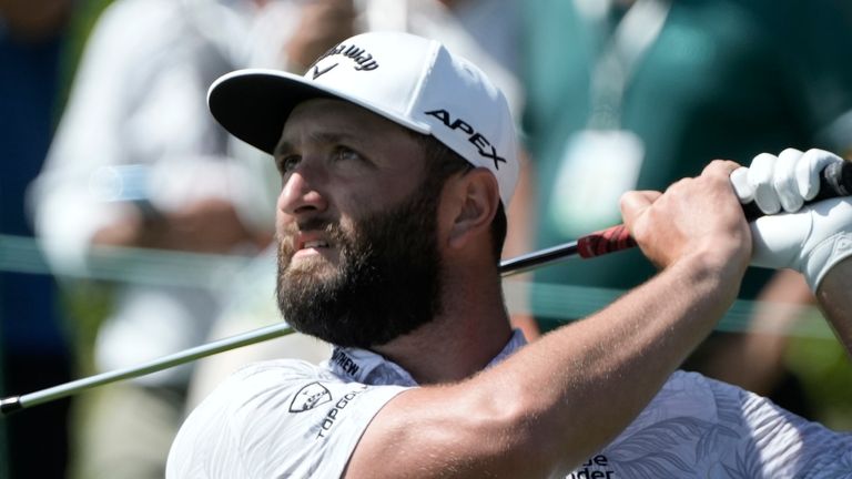 Jon Rahm shot a 10-under round of 61 to sit two off leader Tony Finau going into the final round of the Mexico Open