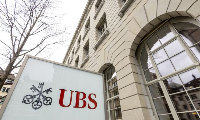 UBS first-quarter profit drops 52% due to legacy litigation case