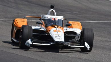 Felix Rosenqvist (#6 Arrow McLaren SP) produced the fastest run on the first day of qualifying for the Indianapolis 500 on Saturday