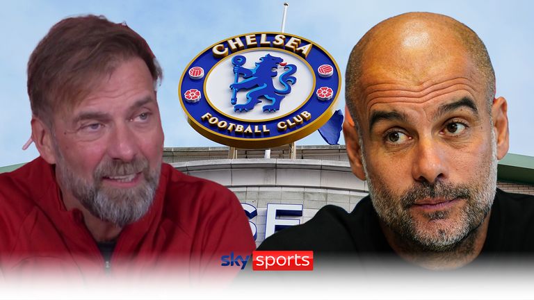 Jurgen Klopp and Pep Guardiola have their say on Chelsea's spending.