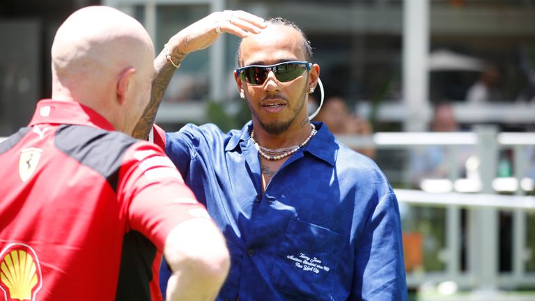 Lewis Hamilton is being linked with a move to Ferrari when his Mercedes contract expires