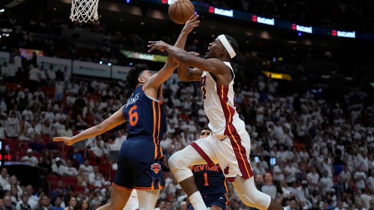 New York Knicks 86-105 Heat | Jimmy Butler return inspires Heat win | Video | Watch TV Show