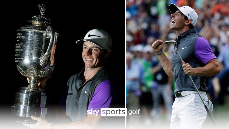 As Rory McIlroy prepares to win his first major title since the 2014 PGA Championship, take a look at the best bits from his final round at Valhalla.