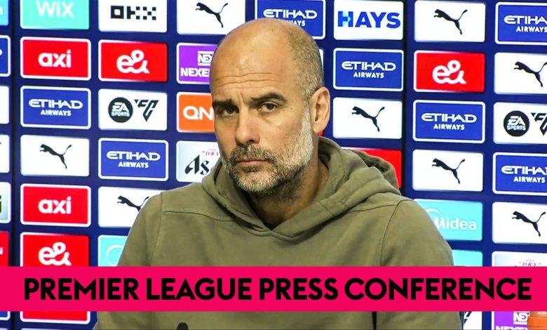 Pep Guardiola : Manchester City FC Press Conference