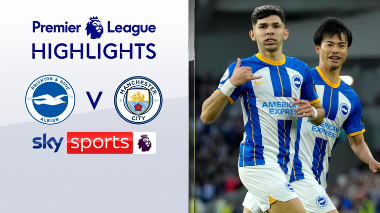 Brighton Manchester City highlights